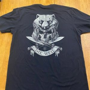 Zero Foxtrot Die Well tee